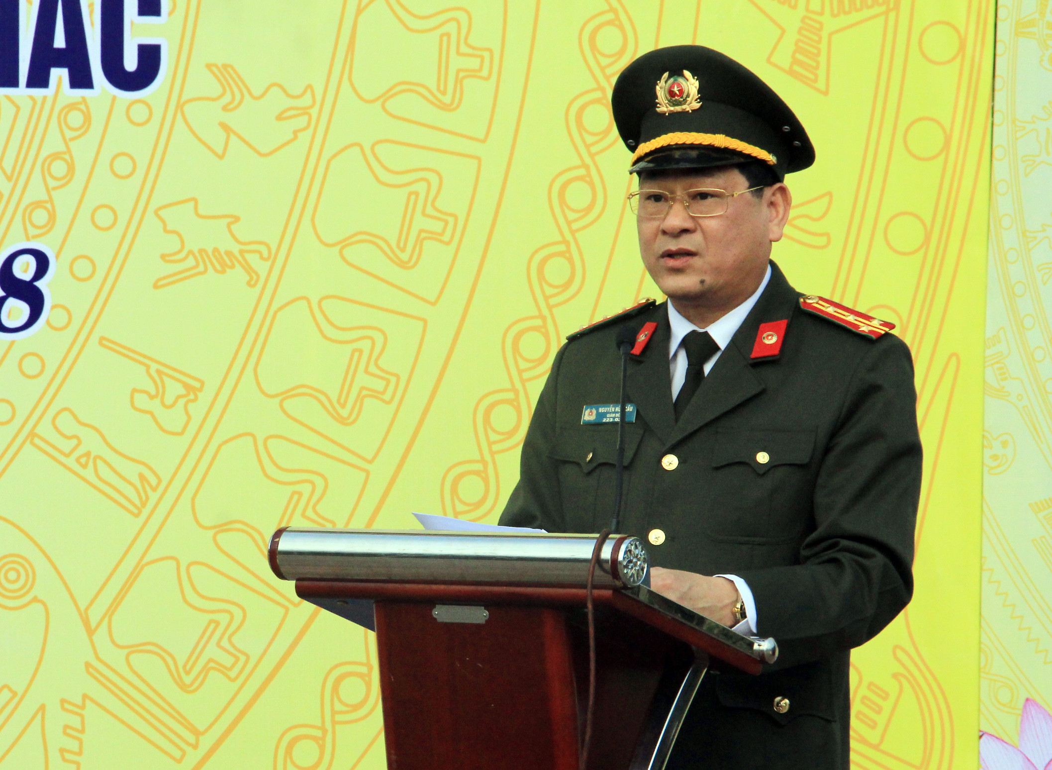 Đại tá Nguyễn Hữu Cầu – Giám đốc Công an tỉnh Nghệ An yêu cầu, về nguyên tắc phương châm thực hiện kế hoạch là kiên quyết, ngăn chặn, bắt giữ, xử lý có hiệu quả các loại tội phạm, vi phạm pháp luật, đảm bảo tính nghiêm minh của pháp luật