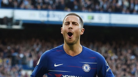 Hazard cán mốc 100 bàn cho Chelsea