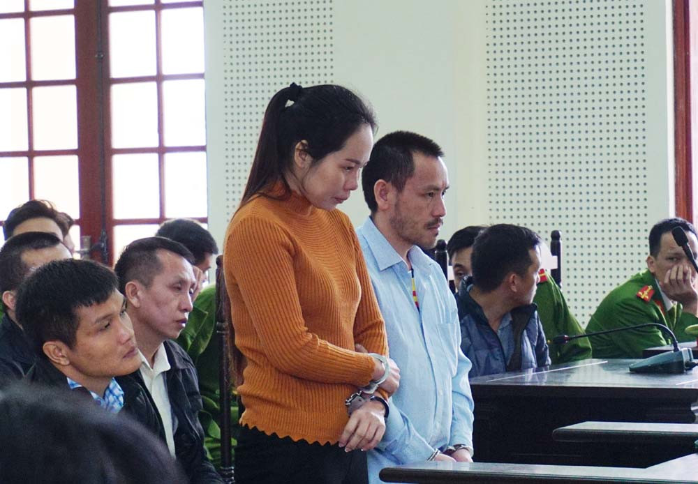 Bị cáo Lê Thùy Trang tại tòa. Ảnh: Như Bình