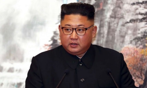 Lãnh đạo Triều Tiên Kim Jong-un. Ảnh: AP.