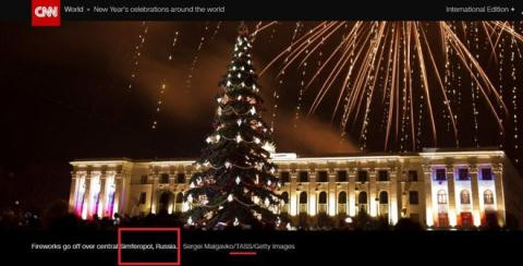 CNN goi Simferopol la cua Nga, Ukraine noi gian 
