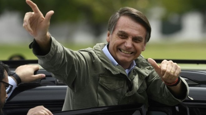 Tổng thống Jair Bolsonaro của Brazil /// AFP