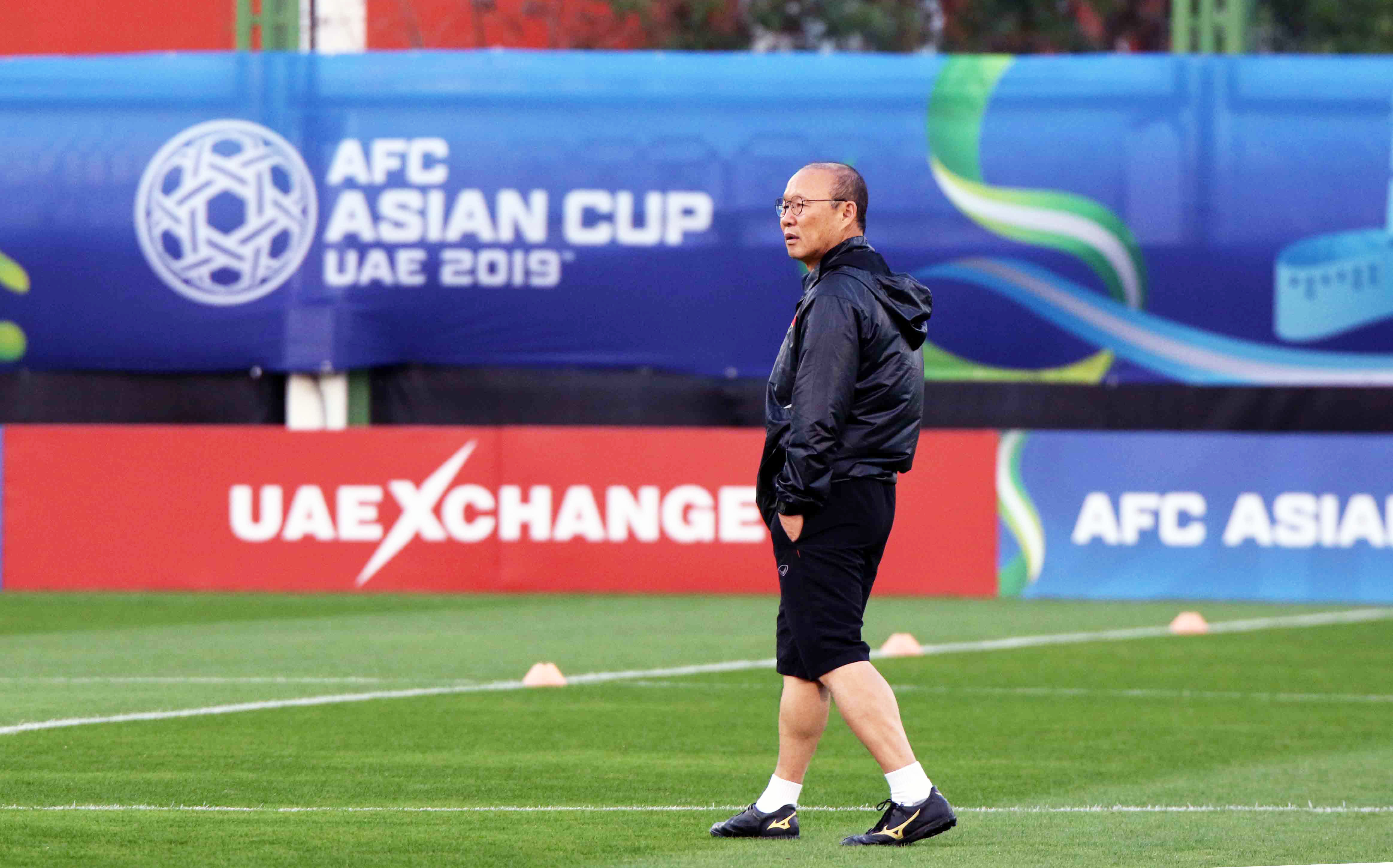 HLV Park Hang-seo và các học trò sẵn sàng cho Asian Cup 2019.