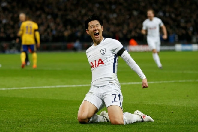 2.Ngôi sao Hàn Quốc Son Heung-min đang thăng hoa ở Tottenham Hotspur và đội tuyển Hàn Quốc (ảnh Fox Sports Asia)