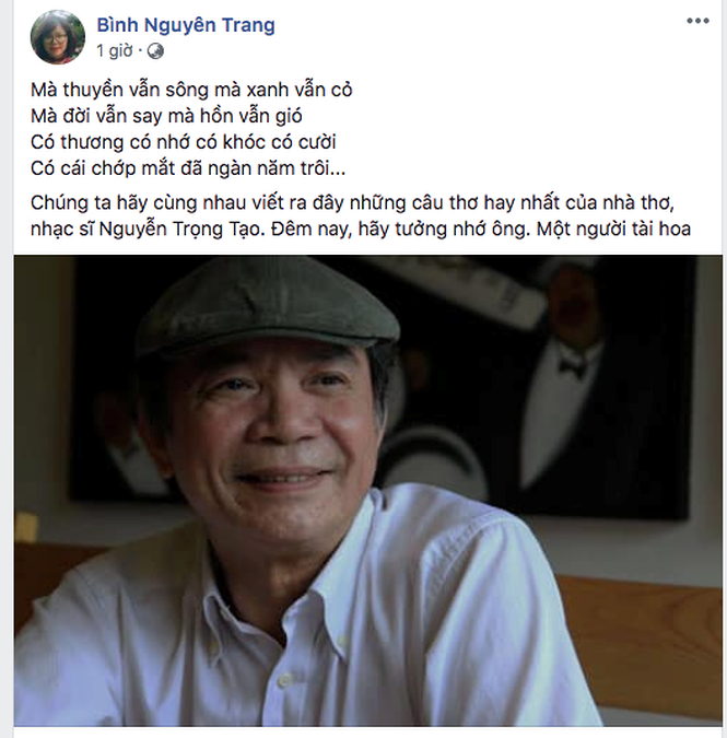 Nhà thơ Bình Nguyên Trang