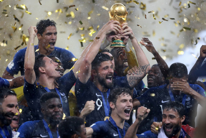Tuyển Pháp đăng quang tại World Cup 2018