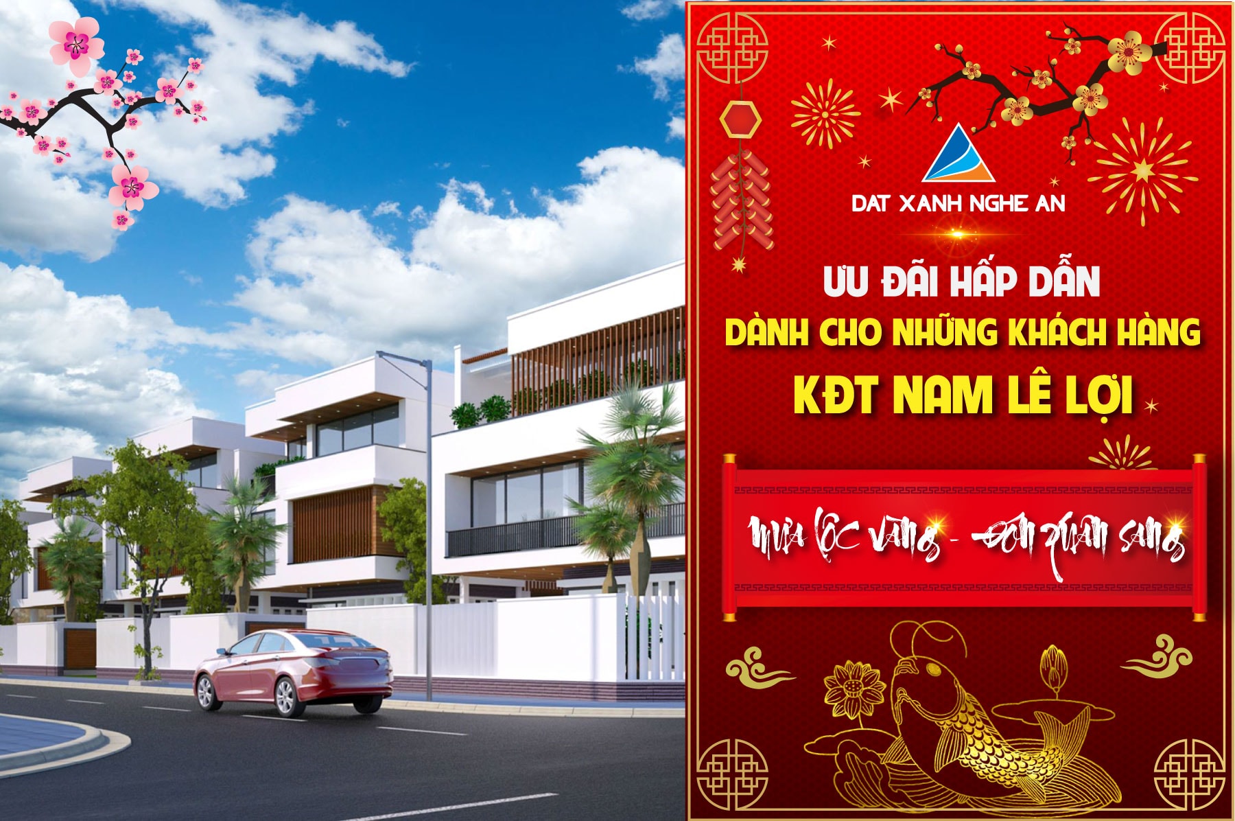 Chương trình ưu đãi “Mưa lộc vàng – Đón xuân sang” áp dụng duy nhất trong ngày 13/1/2019 tại Khu đô thị Nam Lê Lợi