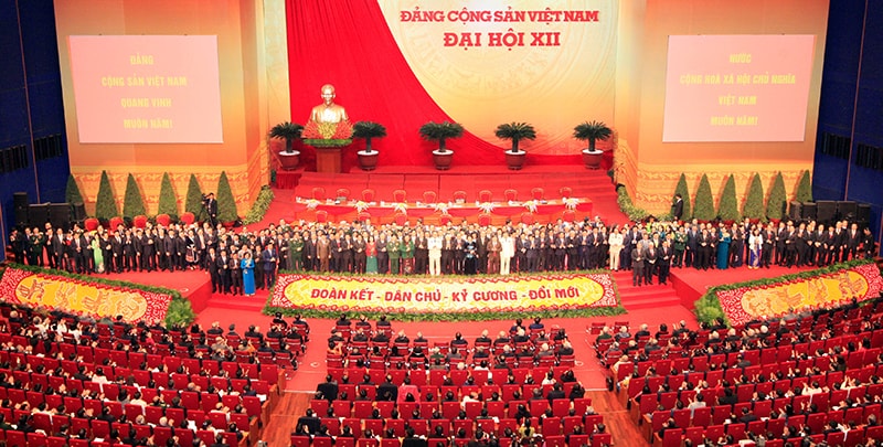 Đại hội toàn quốc lần thứ XII của Đảng. Ảnh minh họa