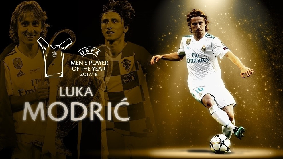 Luka Modric đã có một năm thi đấu thành công trên mọi mặt trận. Ảnh: UEFA