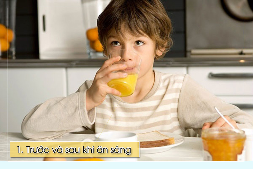 Theo The Health Site, nên tránh ăn họ cam quýt khi chưa ăn sáng vì nó làm tăng độ pH của cơ thể. Cam có hàm lượng đường cao, dùng ngay sau khi ăn sáng sẽ làm cho đường lên men, gây sình hơi, tức bụng. Tốt nhất nên uống sau khi ăn 1 - 2 giờ.