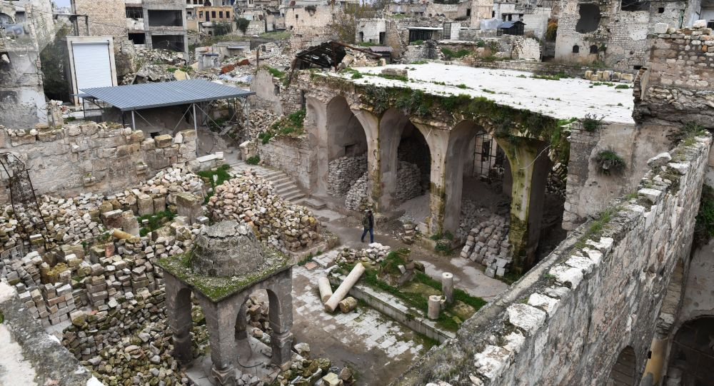 Một giáo đường bị hủy hoại tại Syria