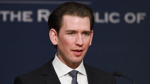 Thủ tướng Áo Sebastien Kurz. Ảnh: Azvision.