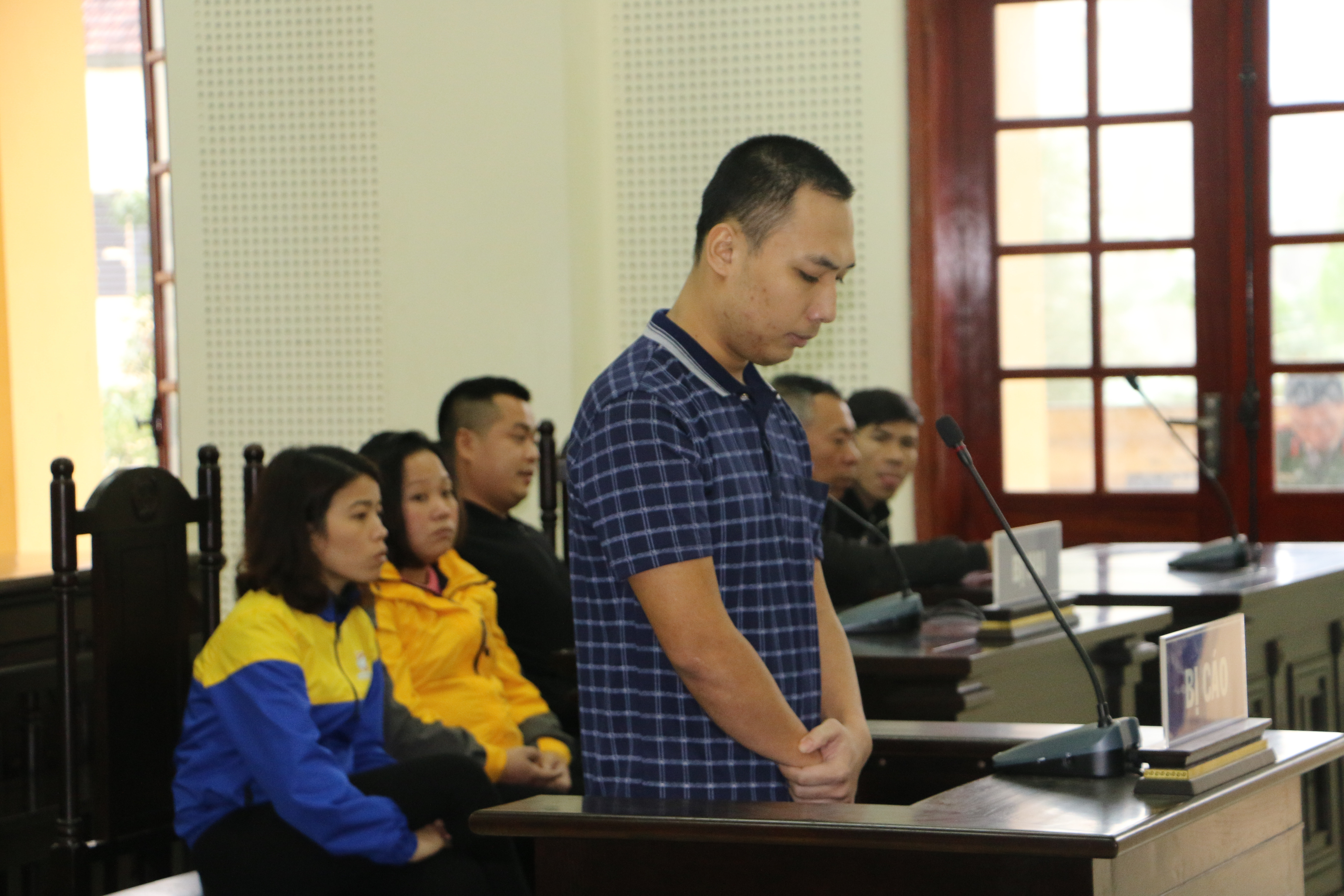 Bị cáo Đặng Thái Phi tại phiên tòa. ẢNh: Quỳnh An.