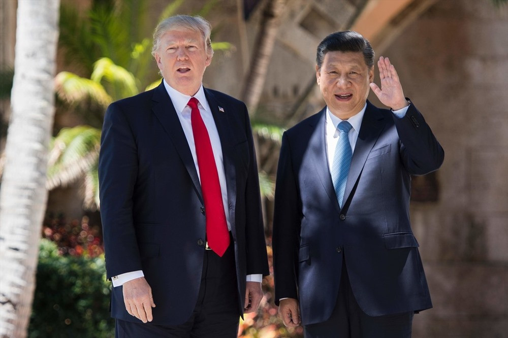Tổng thống Mỹ Donald Trump và Chủ tịch Trung Quốc Tập Cận Bình. Ảnh: AFP 