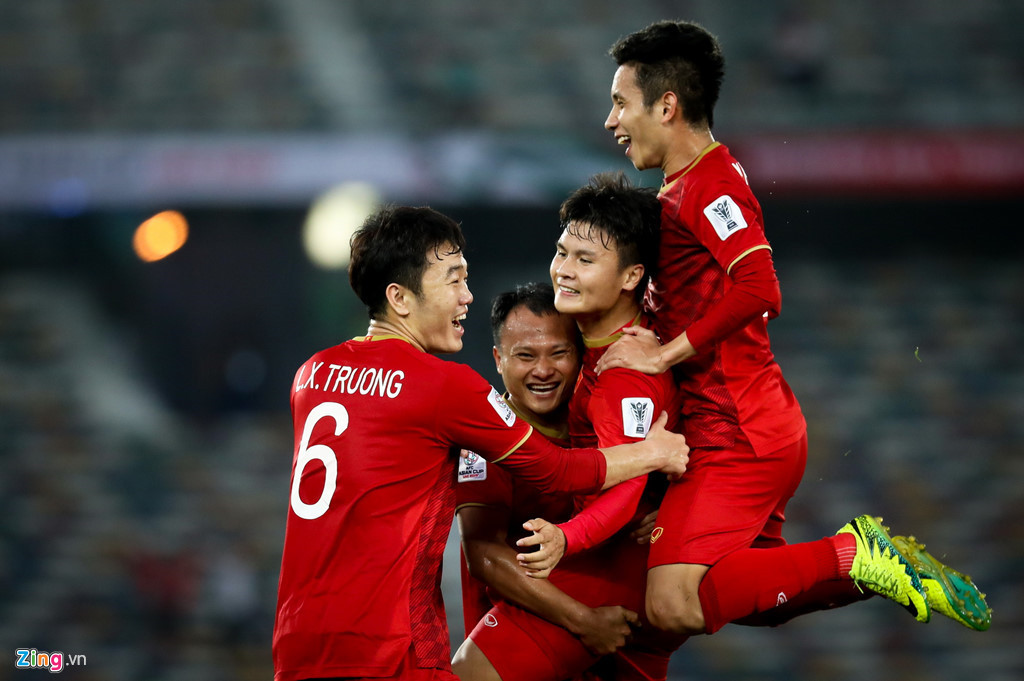 Vượt qua Jordan, Việt Nam cầm tấm vé bước vào tứ kết Asian Cup 2019.