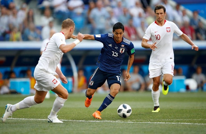 Yoshinori Muto, tiền đạo thuộc biên chế CLB Newcastle đã nhận đủ thẻ phạt và sẽ không thể ra sân ở trận gặp Việt Nam. Ảnh: news.zing.vn