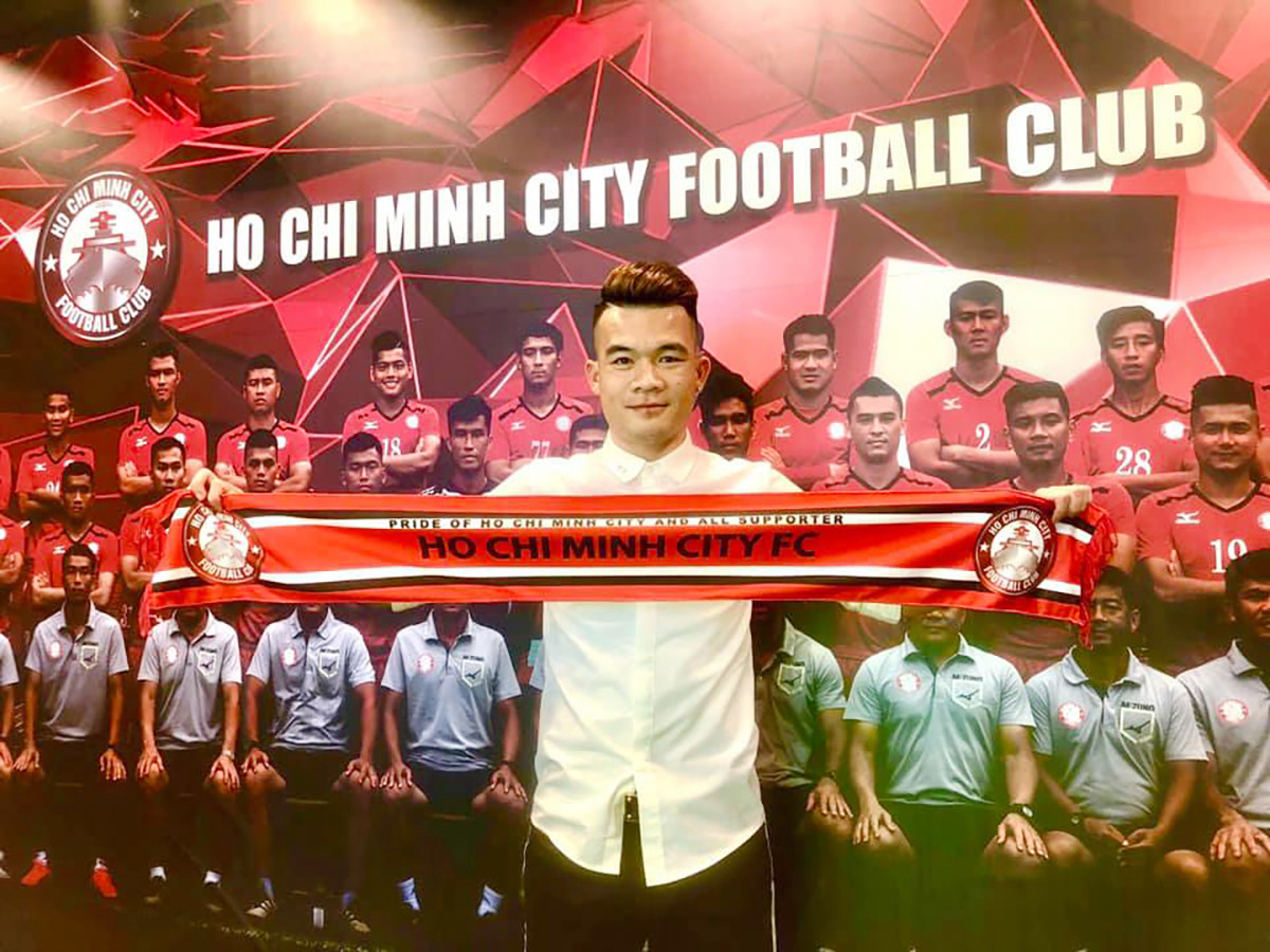 Ngô Hoàng Thịnh là người con xứ Nghệ tiếp theo phục vụ cho đội bóng thành phố mang tên Bác. Ảnh: CLB TP.HCM