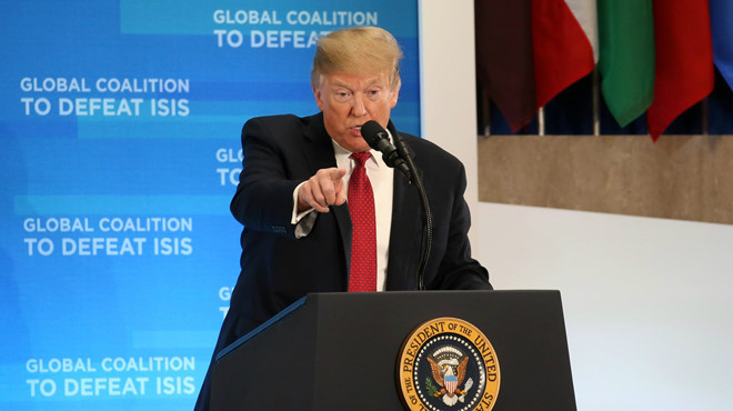 Tổng thống Trump phát biểu tại Washington D.C ngày 6.2 /// Reuters