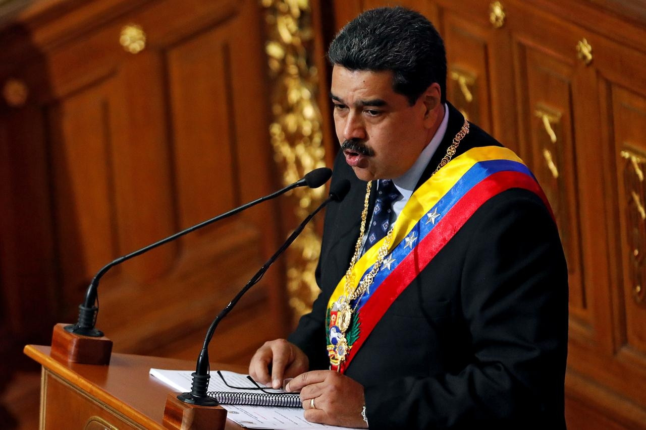Tổng thống Venezuela Maduro. Ảnh Reuters