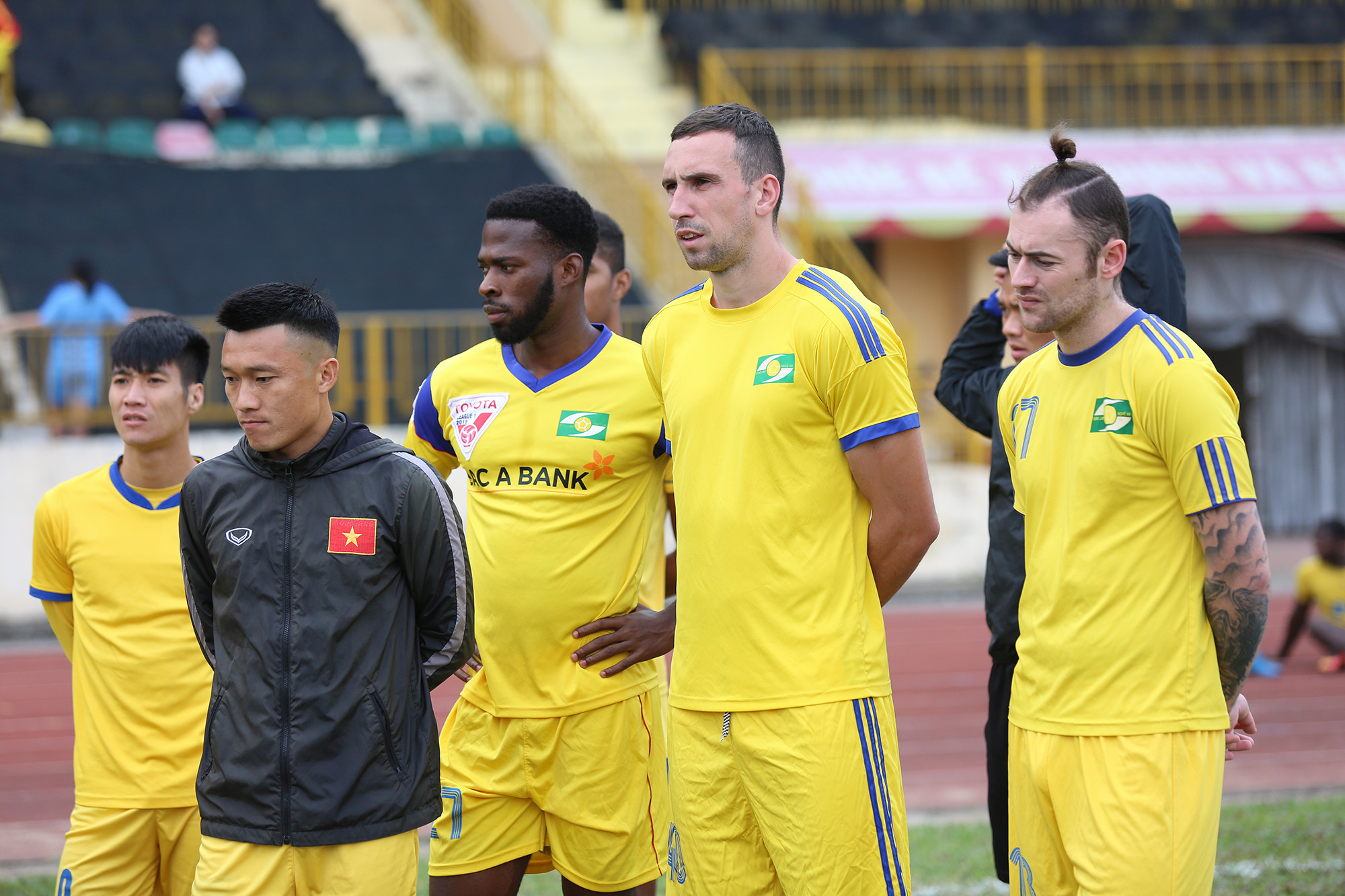 SLNA đã có đủ 3 ngoại binh cho V.League 2019. Ảnh: Đức Anh