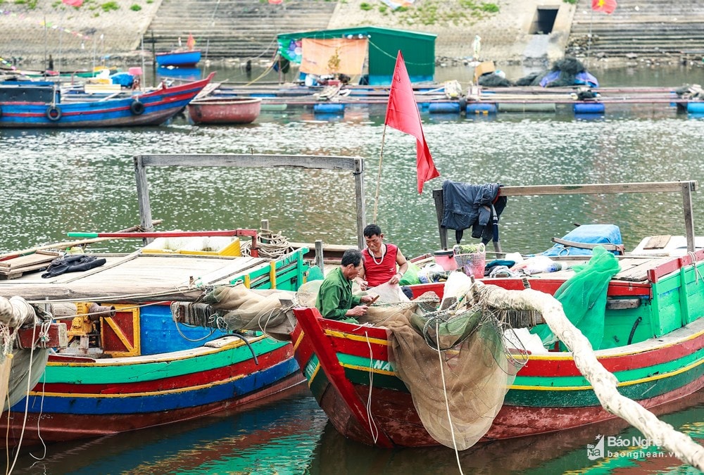 Làng chài Cửa Lò (Nghệ An). Ảnh tư liệu: Hải Vương