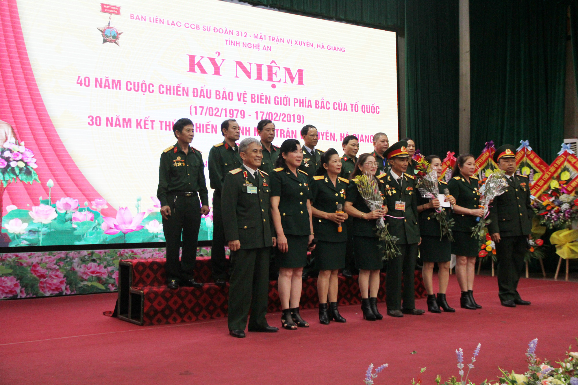 Ban liên lạc Cựu chiến binh Sư đoàn 312 tại Nghệ An.Ảnh: Tiến Hùng