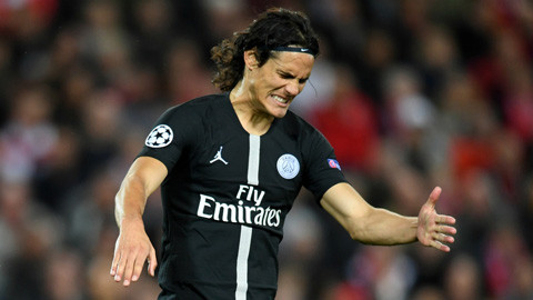 Cavani tái xuất ở đại chiến M.U, Neymar tiếp tục vắng mặt