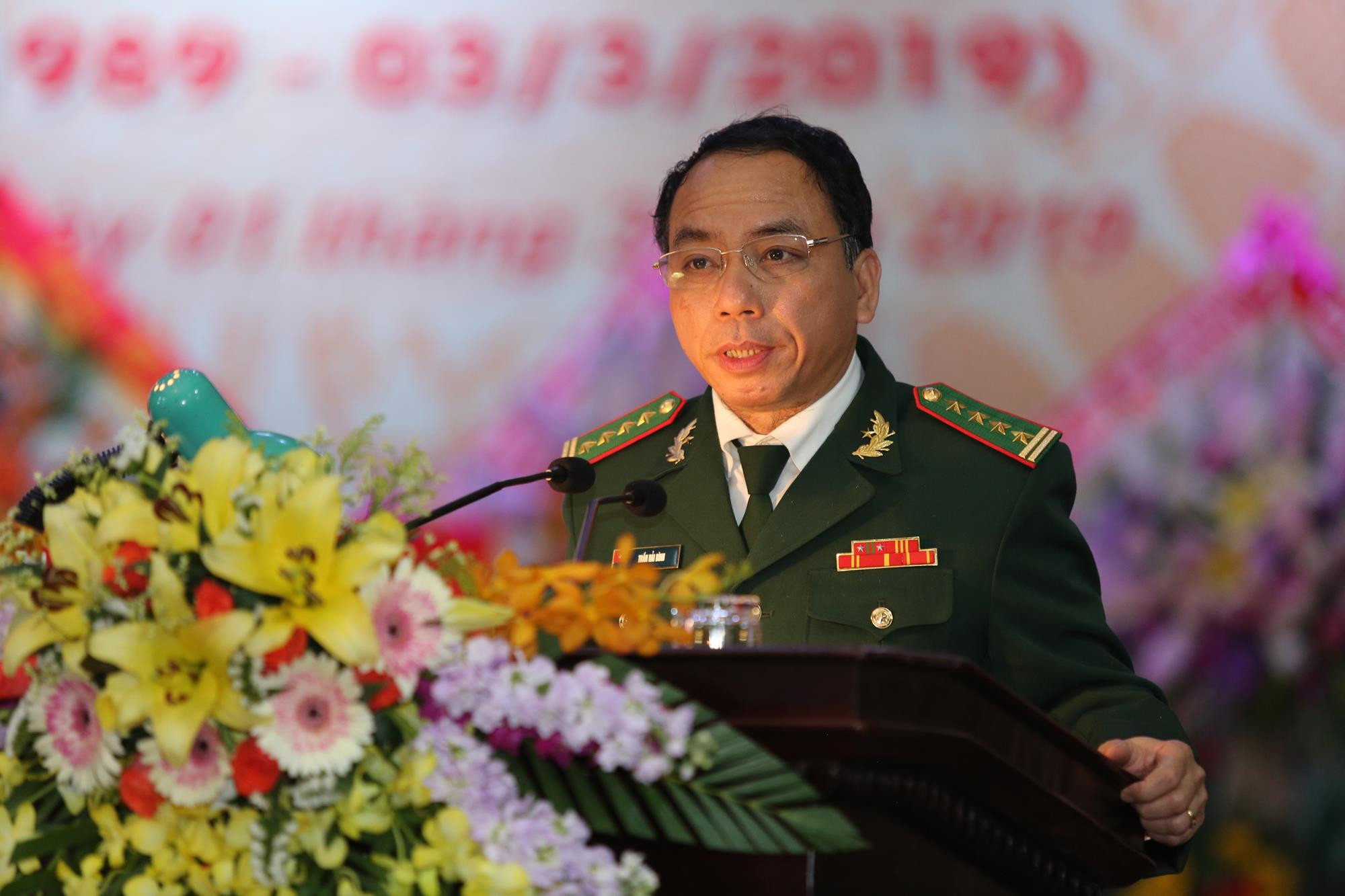 Đại tá Trần Hải Bình – Chỉ huy trưởng BĐBP tỉnh thay mặt cán bộ chiến sỹ cảm ơn những phát biểu chỉ đạo, chia sẻ của các đồng chí lãnh đạo tỉnh, các đại biểu và hứa tiếp thu, phấn đấu tốt hơn nữa hoàn thành xuất sắc nhiệm vụ được giao.