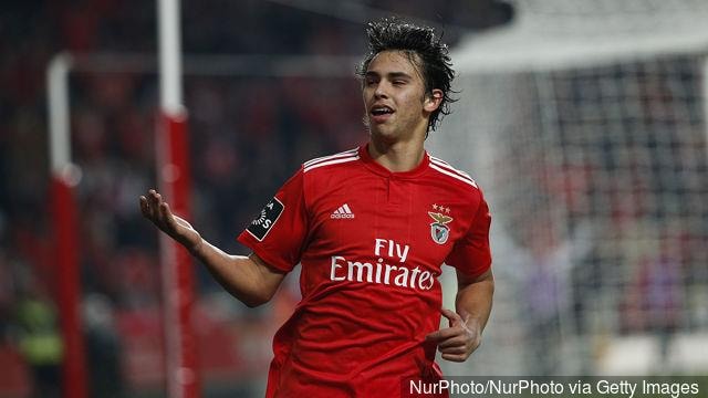 Tiền vệ Joao Felix trong màu áo CLB Benfica