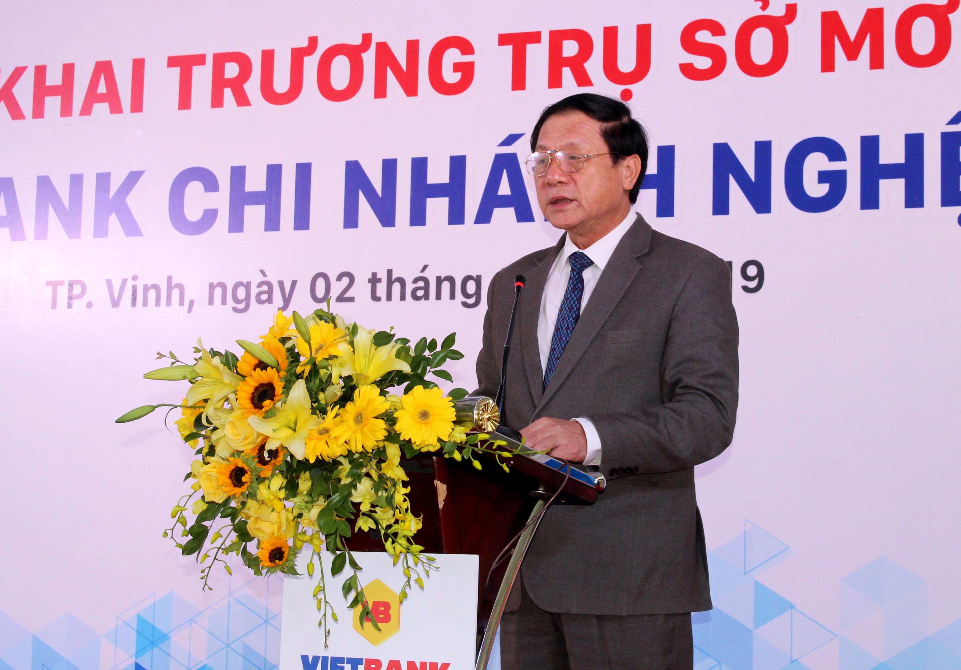 Ông Lê Minh Thông - Ủy viên Ban Thường vụ Tỉnh Ủy – Phó Chủ tịch Ủy ban Nhân dân Tỉnh Nghệ An 