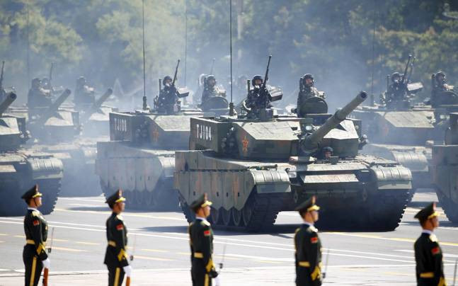  Một cuộc duyệt binh ở Trung Quốc /// Reuters