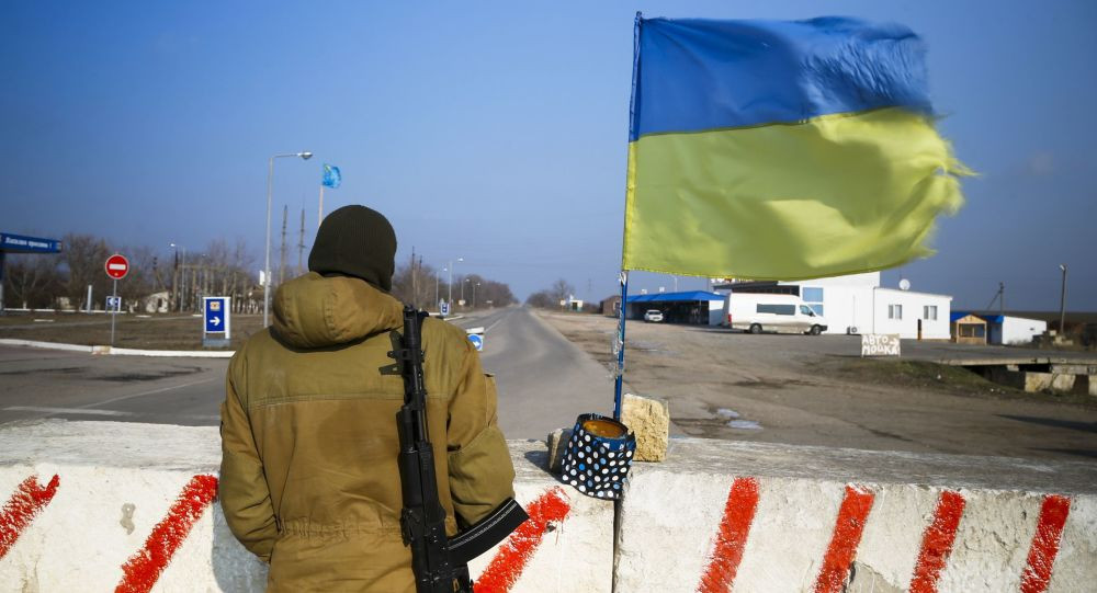 Biên giới Nga - Ukraine. Ảnh: AP