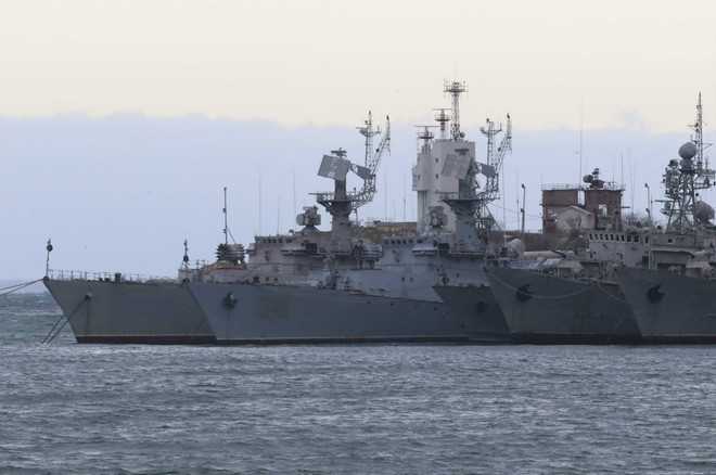 Các tàu hải quân Ukraine bị Nga bắt giữ vào tháng 11.2018 /// Reuters