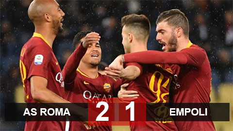 Roma 2-1 Empoli: Chiến thắng đầu tay của Ranieri
