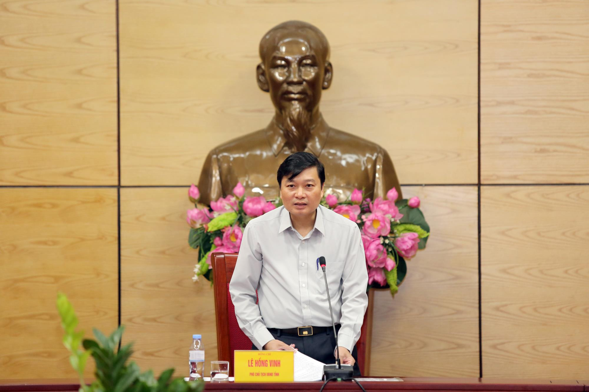 Đồng chí Lê Hồng Vinh - Ủy viên Ban Thường vụ Tỉnh ủy, Phó Chủ tịch UBND tỉnh