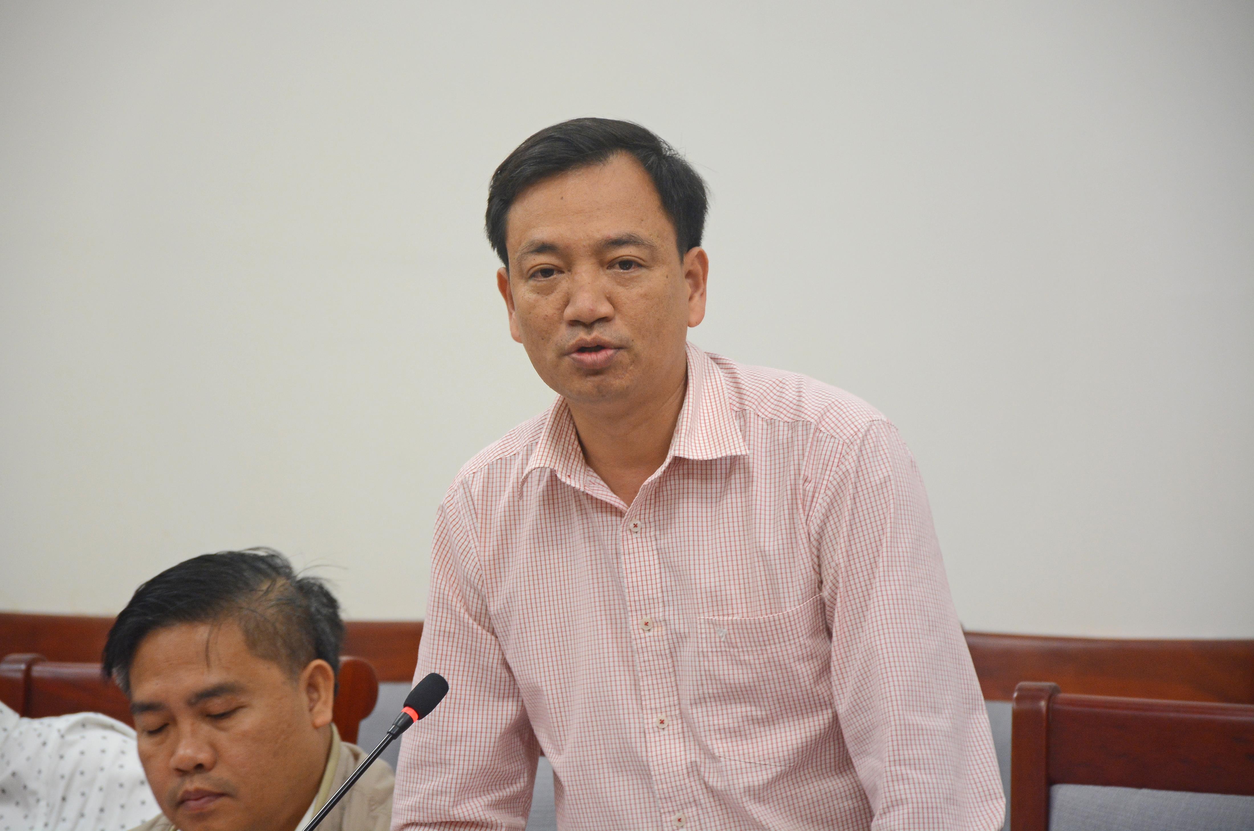 Phó Tổng Biên tập Báo Nghệ An Trần Hữu Nghĩa đề nghị Hội Nông dân tỉnh phối hợp tuyên truyền tốt trên các ấn phẩm của Báo Nghệ An. Ảnh: TG