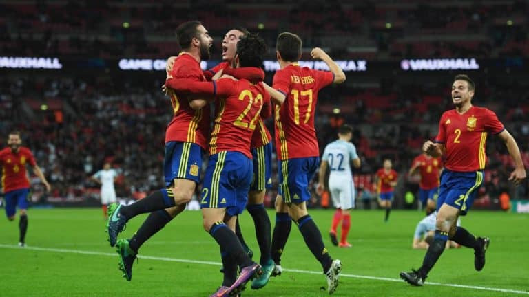 Tây Ban Nha có chiến thắng thứ 2 liên tiếp tại chiến dịch vòng loại Euro 2020. Ảnh: Getty