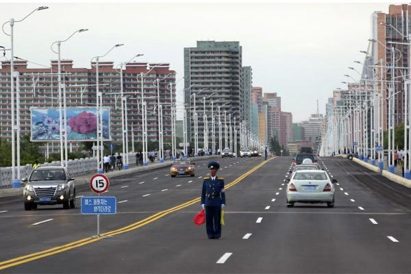 Quang cảnh bình yên ở Bình Nhưỡng. Ảnh: AP