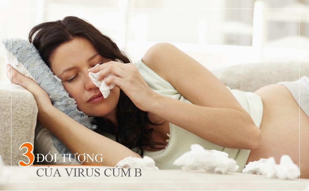 Tất cả mọi người đều là đối tượng của virus cúm B, tuy nhiên trẻ em dưới 5 tuổi, phụ nữ mang thai, người già và người mắc bệnh mạn tính là những nhóm người dễ bị lây nhiễm cúm B hơn cả.