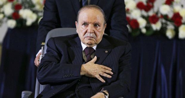 Tổng thống Algeria Abdelaziz Bouteflika từ chức ngày 2/4, chấm dứt hai thập kỷ cầm quyền. Ảnh: Irish Times. 