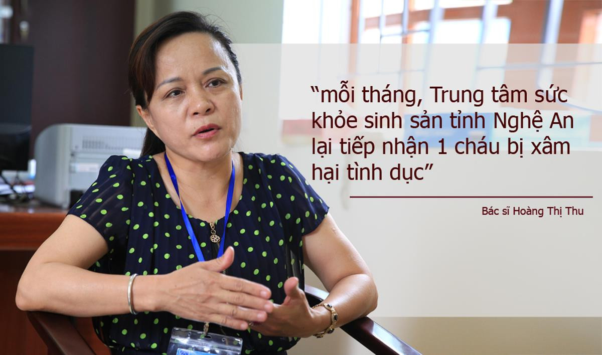 Bác sĩ Hoàng Thị Thu, Phó Giám đốc Trung tâm Chăm sóc sức khỏe sinh sản tỉnh Nghệ An. Ảnh: Hồ Phương