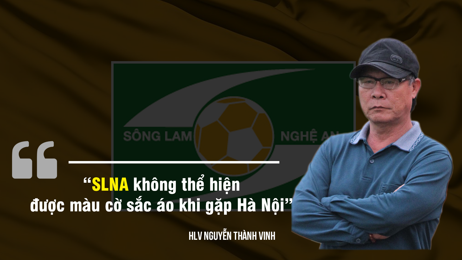 Trận thua 0-4 trước Hà Nội của SLNA khiến HLV Nguyễn Thành Vinh bất ngờ. Đồ họa: Trung Kiên