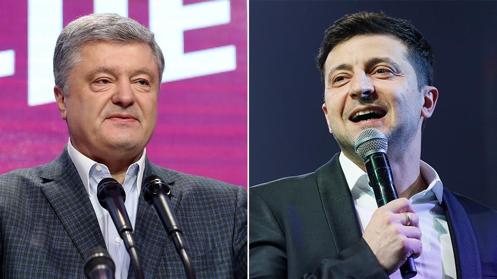 Hai ứng viên vòng cuối của cuộc bầu cử tổng thống Ukraine.
