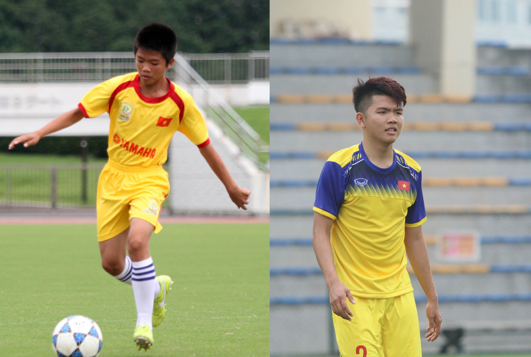 Sau 5 năm, Khắc Lương đã trở thành trụ cột, đội trưởng U19 SLNA và cũng góp mặt trong thành phần ĐT U18 Việt Nam. Ảnh: Thanh Liêm - Hải Hoàng