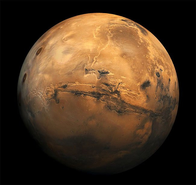 Sao Hỏa, hành tinh mẹ của khối thiên thạch - (ảnh: NASA).