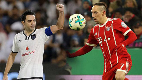 Ribery sắp tới châu Á làm đồng đội với Xavi