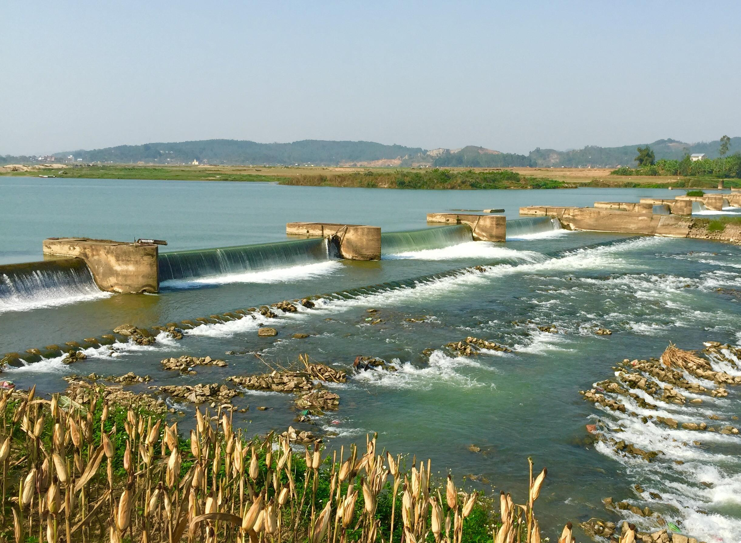 Hệ thống thủy lợi Bắc Nghệ An được Nhật Bản đầu tư vốn ODA để khôi phục, nâng cấp. Ảnh: Thu Giang