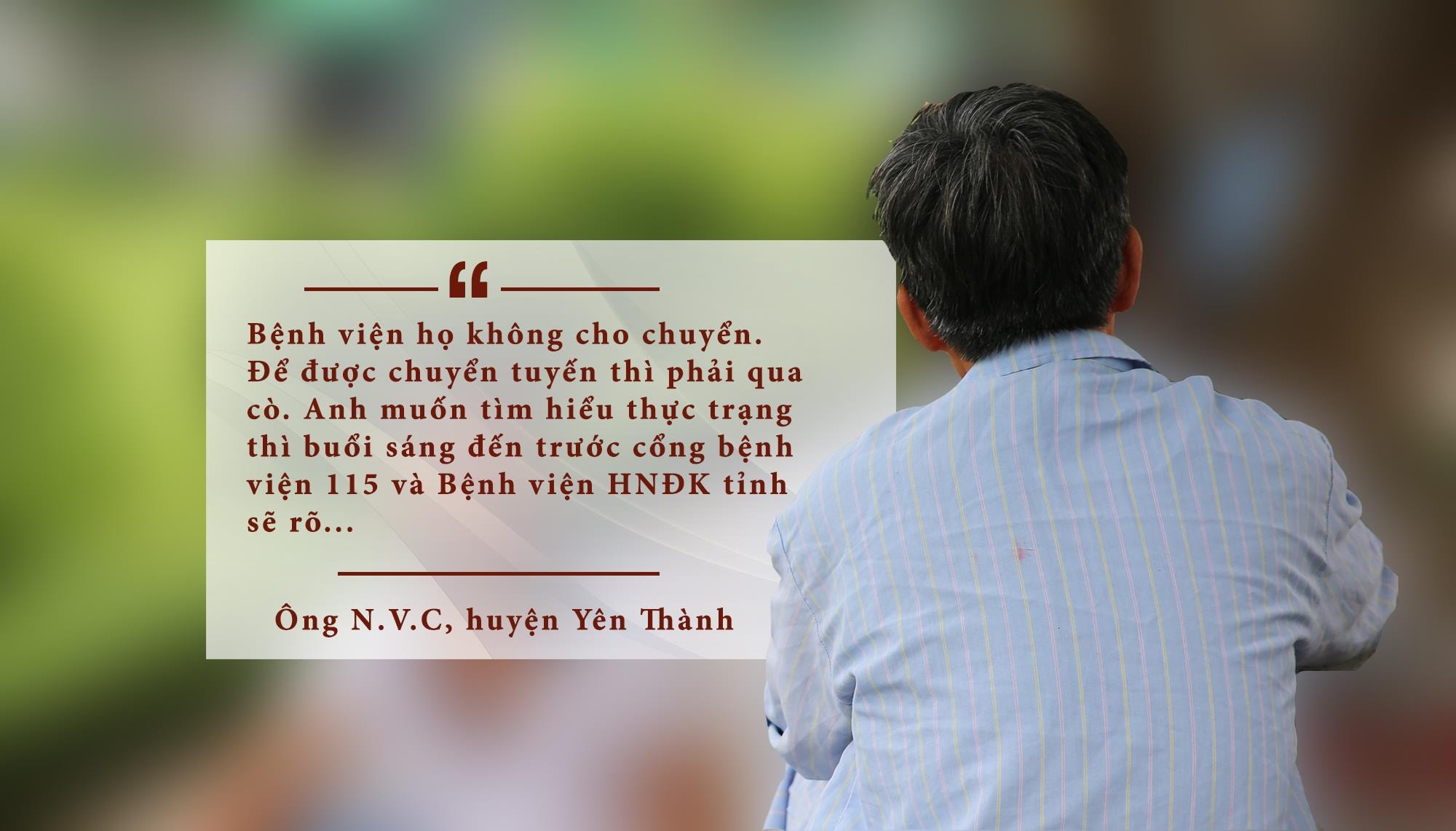 Ông N.V.C - huyện Yên Thành.