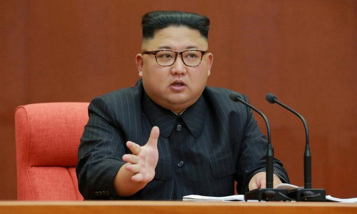 Lãnh đạo Triều Tiên Kim Jong-un hồi cuối năm 2018. Ảnh: KCNA.