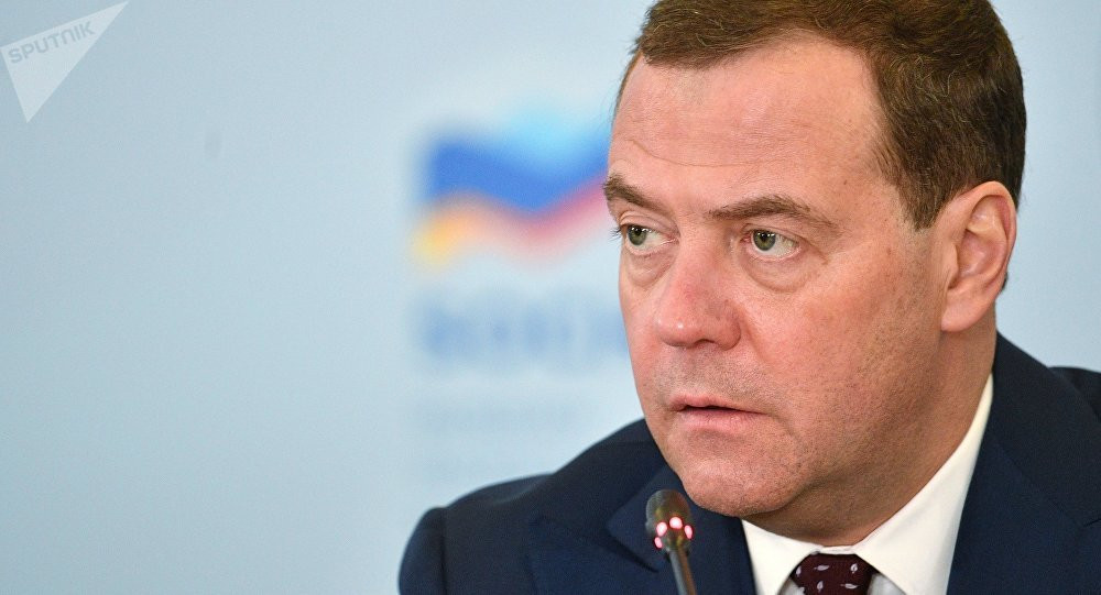 Thủ tướng Nga Dmitry Medvedev. Ảnh: Sputnik